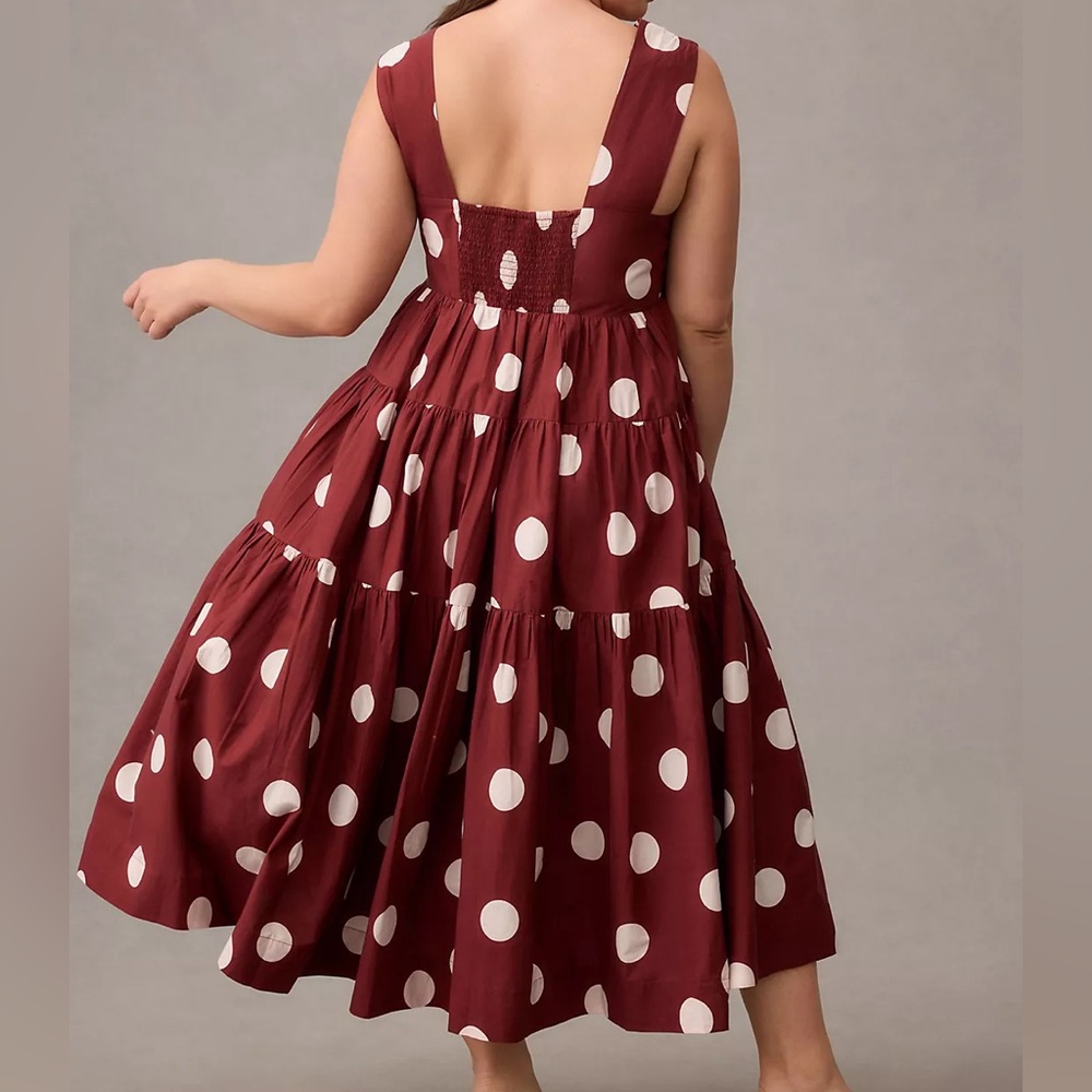 Anthropologie Helena Square-Neck Babydoll Dress - image 2